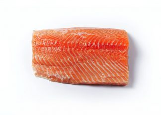 Corte de salmón